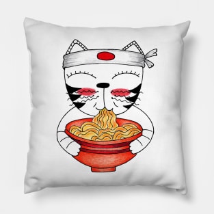 Yuna the Noodle Lover | A Comforting Feast Pillow
