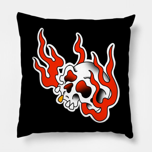 Skull Pillow by Tattoos By A.G.