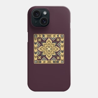 Scandinvaian star Purple Phone Case