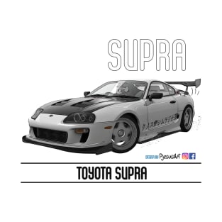 Supra Time Attack White Carbon T-Shirt