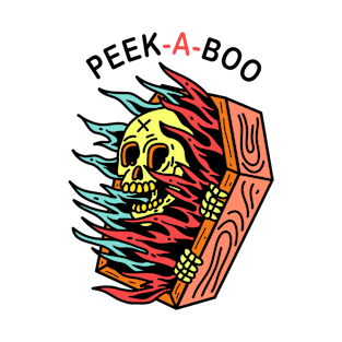 Peek-A-Boo | Tattoo Flash T-Shirt