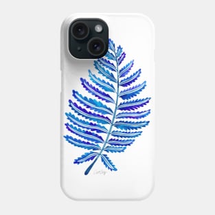 fern leaf navy Phone Case