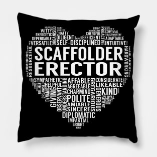 Scaffolder Erector Heart Pillow