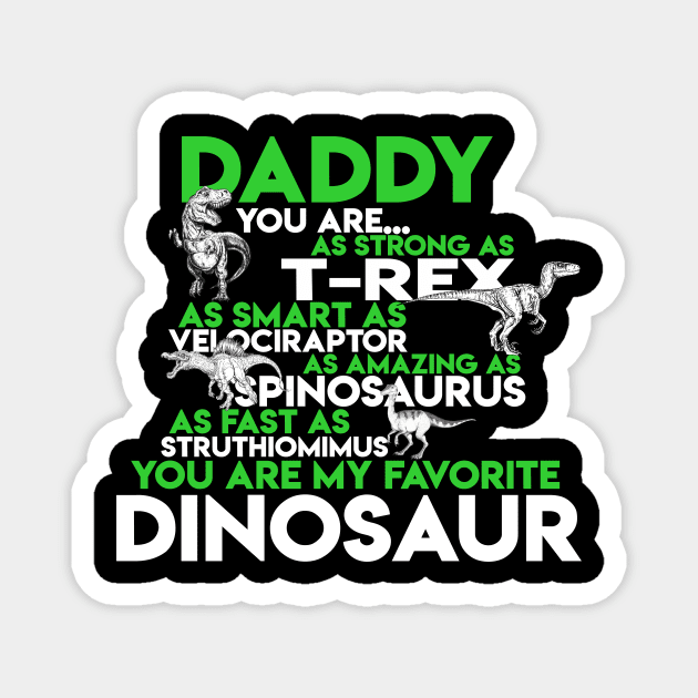 Daddy Dinosaur Magnet by ItzMiller