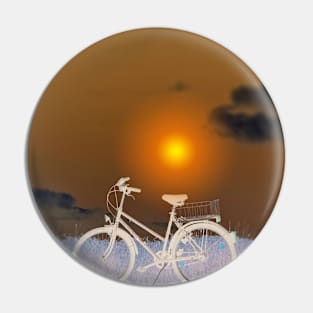 Sunset albino bike Pin