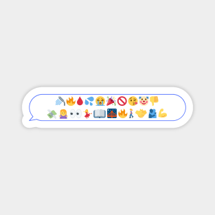 You're On Your Own Kid Emojis Magnet