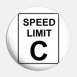 Speed Limit C rect Pin