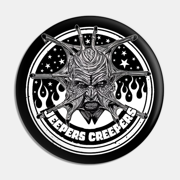 Jeepers Creepers Pin by CosmicAngerDesign