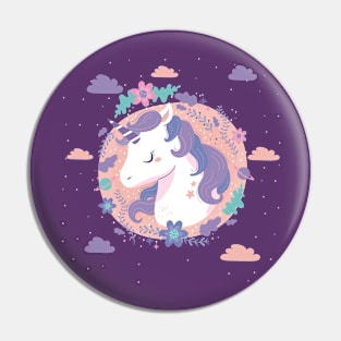 Kawaii Unicorn Pin