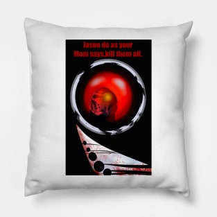 Jason vs Hal 9000 Pillow