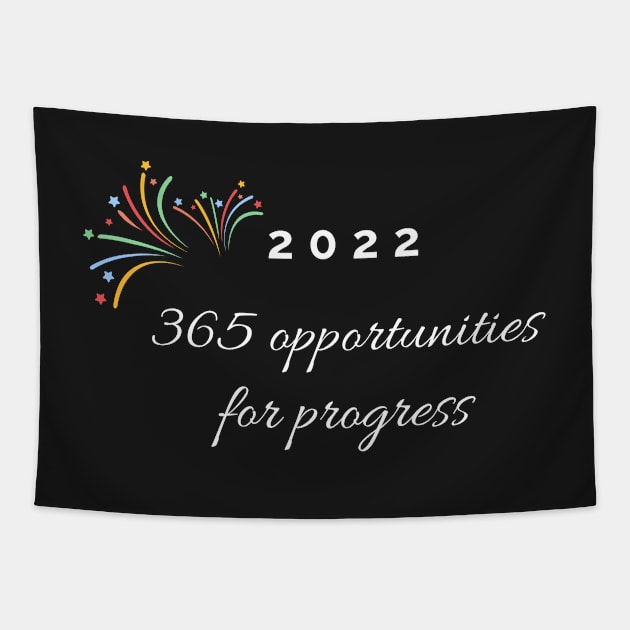 2022, 365 opportunities for progress Tapestry by Felicity-K