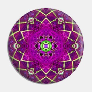 Purple mandala Pin