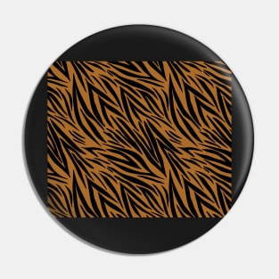 Modern Animal Skin Pattern Zebra Pin