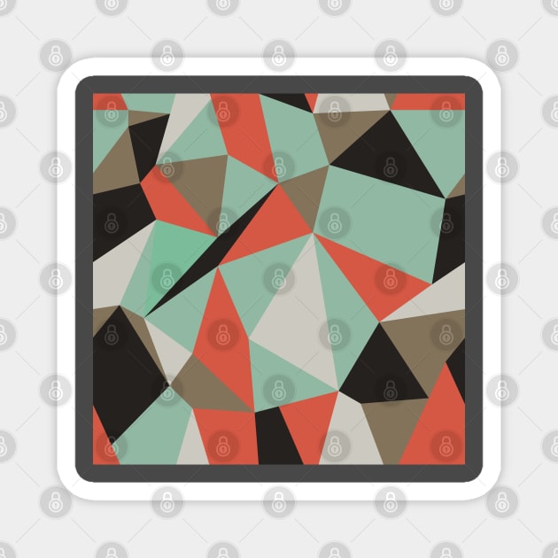 Polygon Pattern Magnet by Patternos