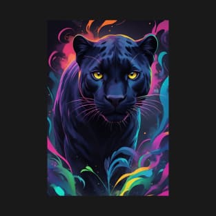 Curious Black Tiger Cat T-Shirt