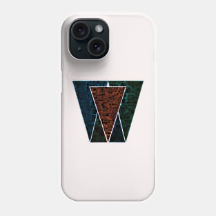 abstract triangles Phone Case