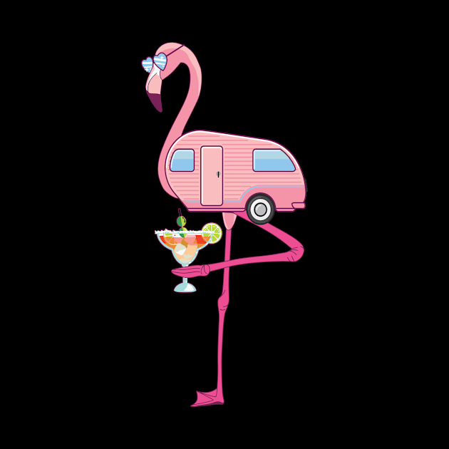 Flamingo Camper Van RV Margarita by CaptainHobbyist