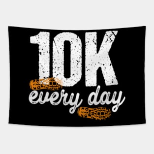 10k Every Day 10000 Steps Health Fitness Goals Walking Tapestry