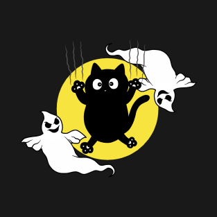 Ghost vs Cat T-Shirt