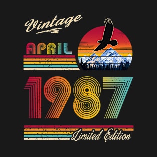 April 1987 Birthday T-Shirt