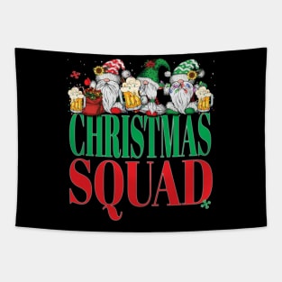 Christmas Squad Friend Family Group Matching Christmas Party Tapestry