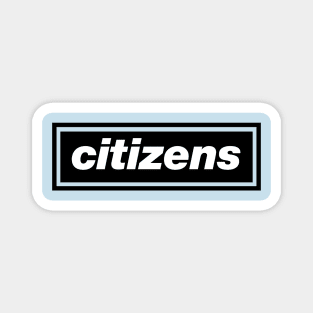 'Citizens' Oasis inspired design for Manchester City FC fans Magnet