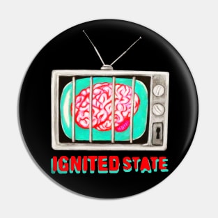 TV Brain Pin