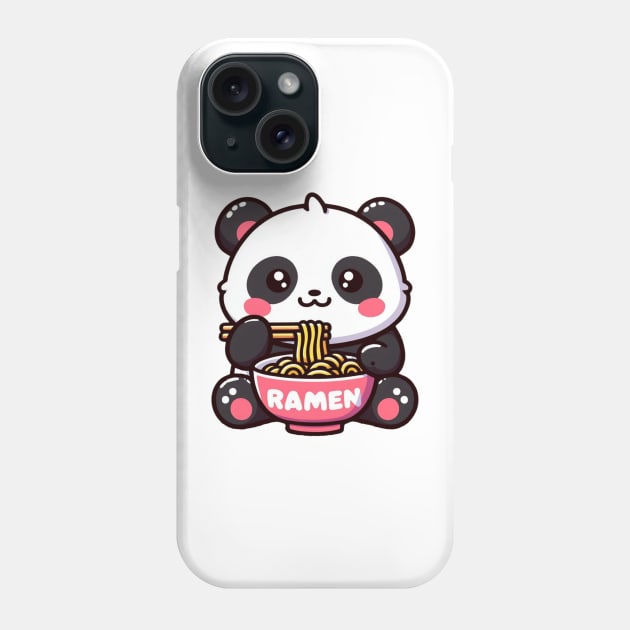 Panda Ramen life noodles Phone Case by Japanese Fever