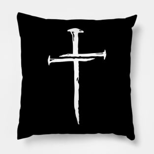 Christian T-Shirt - Nail Cross Pillow