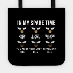 In My Spare Time Bee Lovers Beekeeping Tote