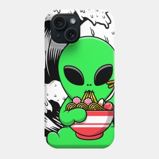 Ramen Alien Cute Phone Case