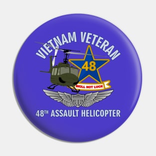 Vietnam Veteran - 48th Assault Helicopter Pin