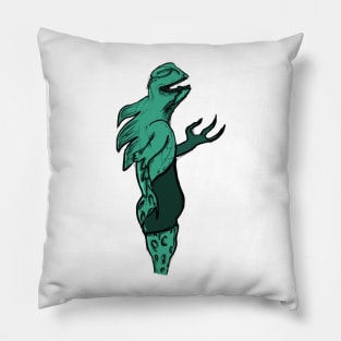 Chameleon Girl Pillow