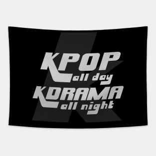 KPOP All Day, KDRAMA All Night Tapestry