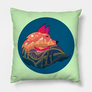 Fox in the Landscape Pillow