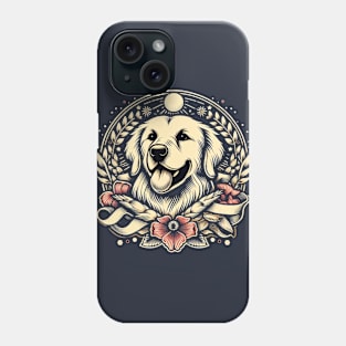 Cute Golden Retriever - Dog Mom on Vacation Phone Case