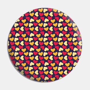 Hearts Repeated Pattern 062#001 Pin