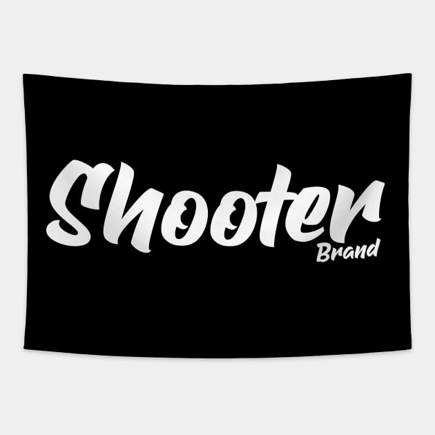 Shooter Brand logo Tapestry by Capone's Speakeasy