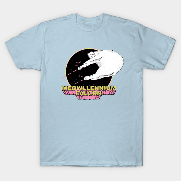 Meowllennium Falcon - Cat - T-Shirt