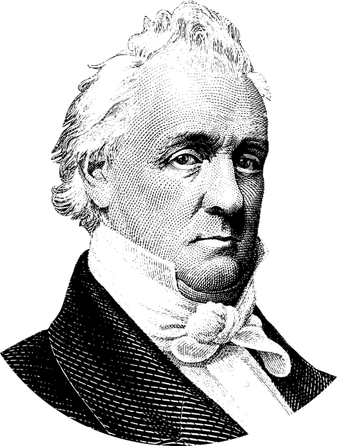 President James Buchanan Kids T-Shirt by warishellstore