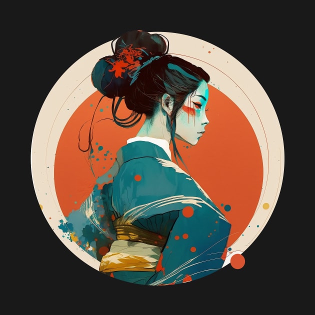 Samurai Girl by n23tees