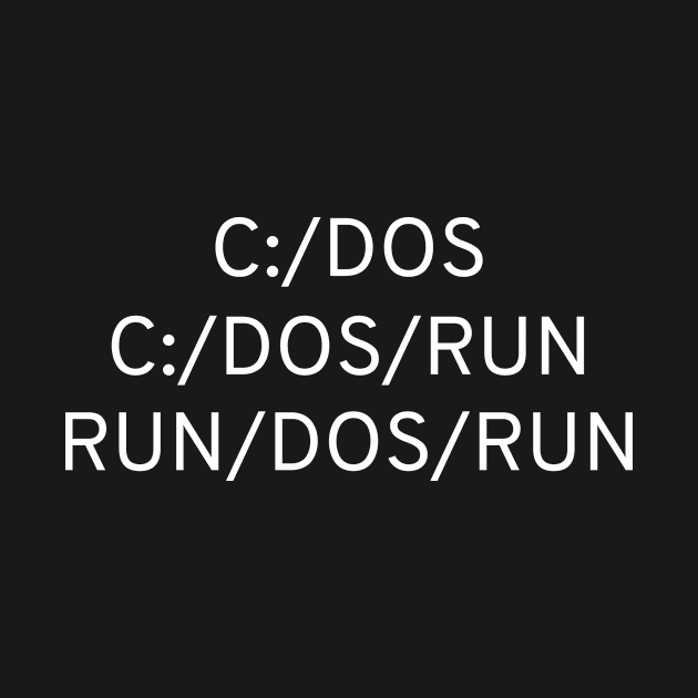 C Dos Run by winstongambro