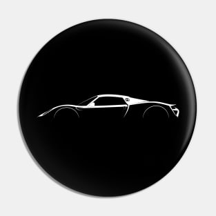 Porsche 918 Spyder Silhouette Pin