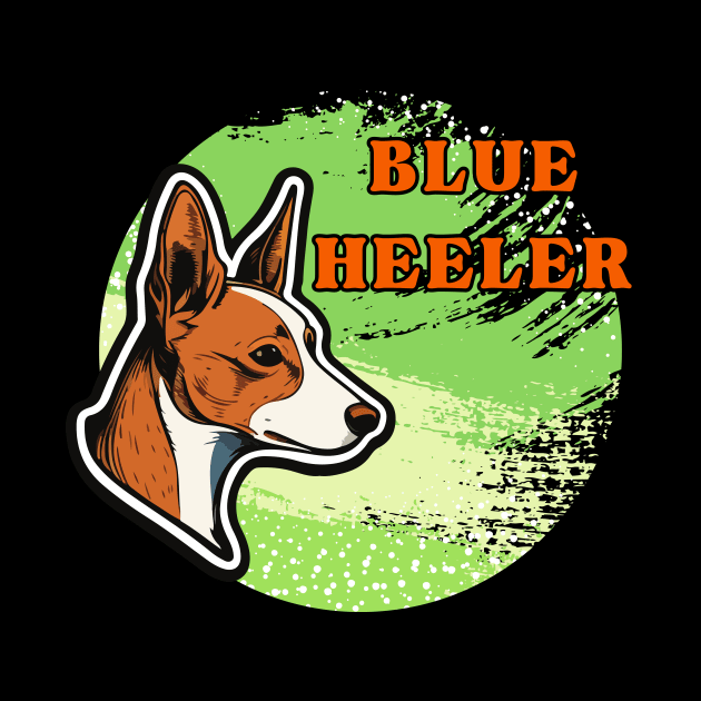 blue heeler dog by sirazgar