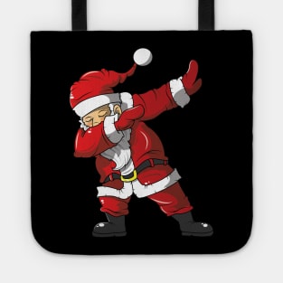 Dabbing Santa Cute Funny Girls Boys Christmas Tote