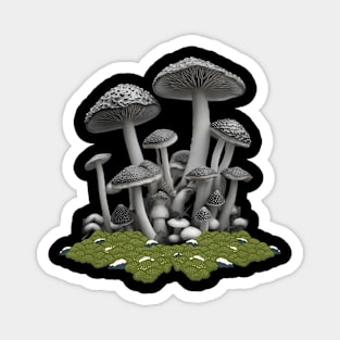 Fungi forest Magnet