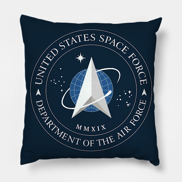 Space Force Seal Pillow by HiLoDesigns