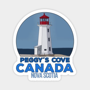 Peggys Point Lighthouse Canada Magnet