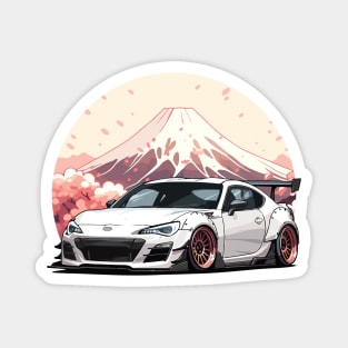 BRZ Car Art - Widebody Modified JDM Car Magnet