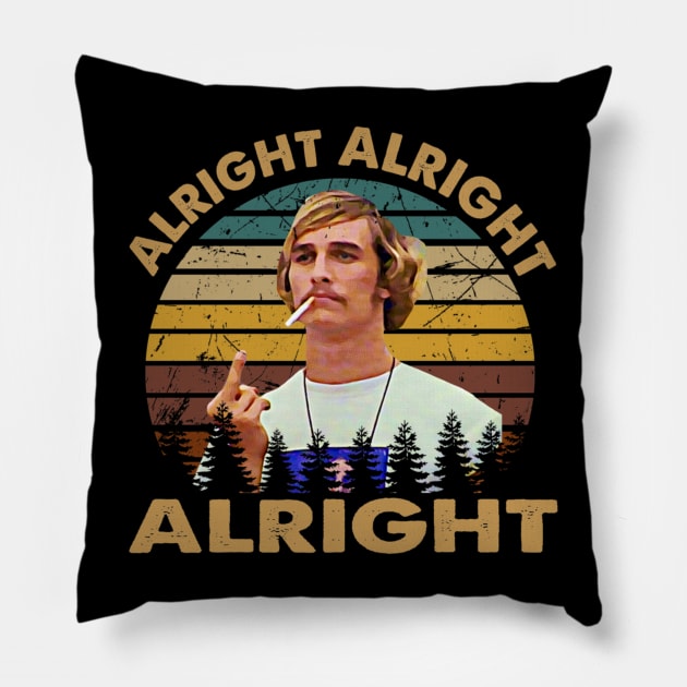 Dazed and Confused Youthful Yearnings Pillow by Mckenna Paucek